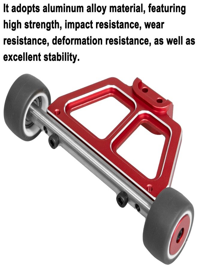 LRFHL RC Wheelie Bar Red Wheelie Bar Upgrade Parts for 1/16 Traxxas Mini Maxx BL-2s 107154-1 Mini XRT VXL-3S 108076-1 Mini Slash RC Car - Image 5